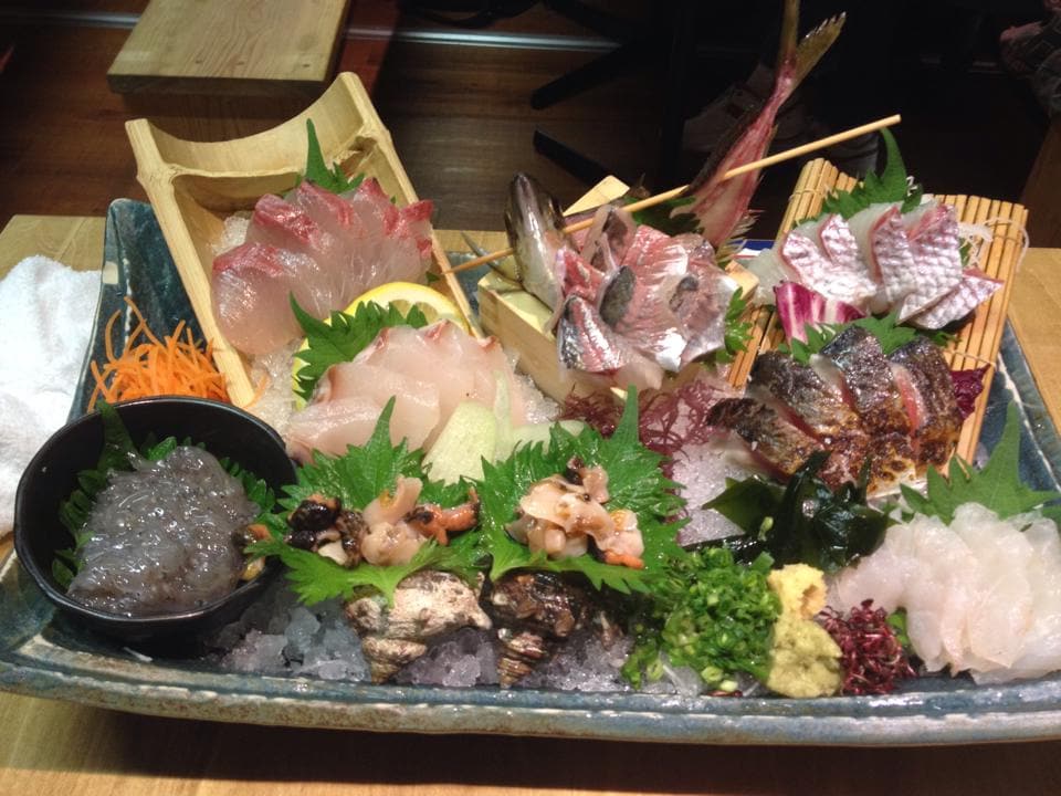 Sushi and sashimi dinner at Zuo, Tokyo