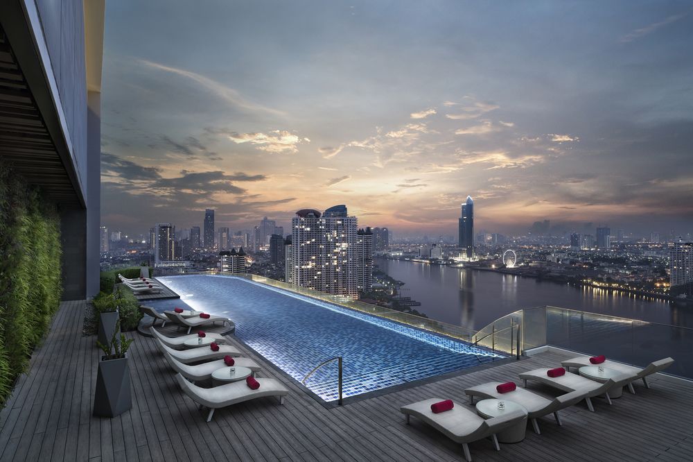 Pool at Avani+ Riverside Bangkok Hotel