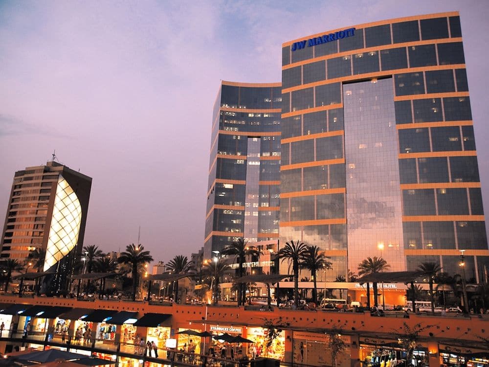 Exterior of JW Marriott in Lima