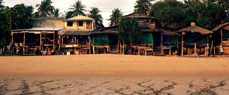 Krabi restaurants along the beach