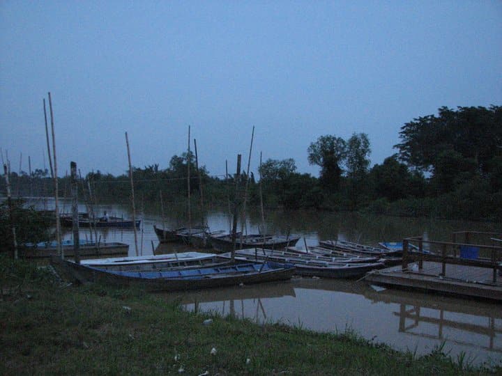 The river by Kampung Kuantan