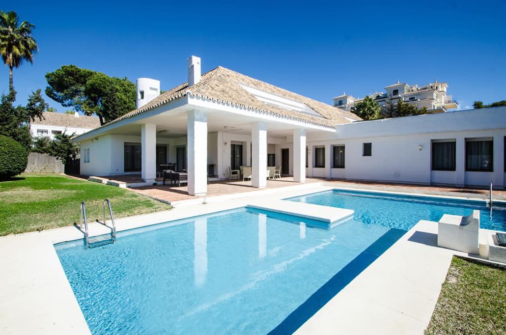 Pool at Villa Marina, Marbella