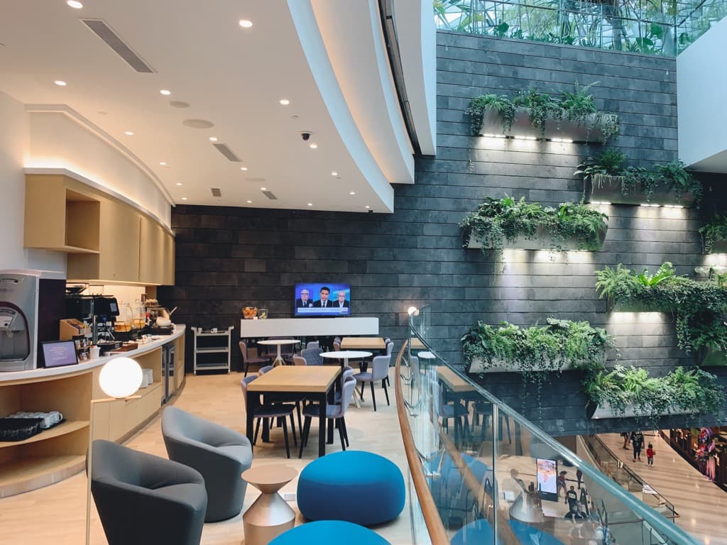Lounge area at YotelAir