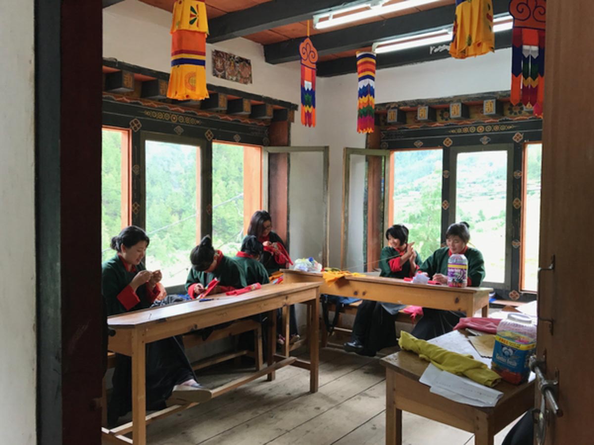 Choki Traditional Art School near Thimphu