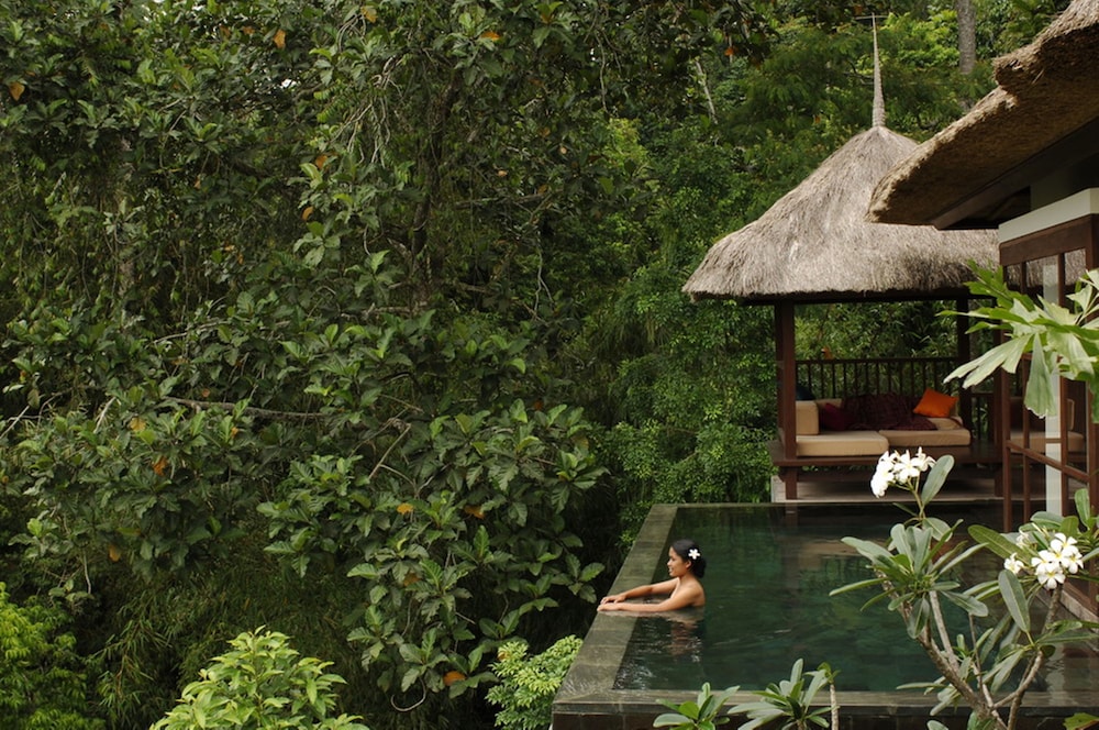 Outdoor pool at Hanging Gardens of Bali