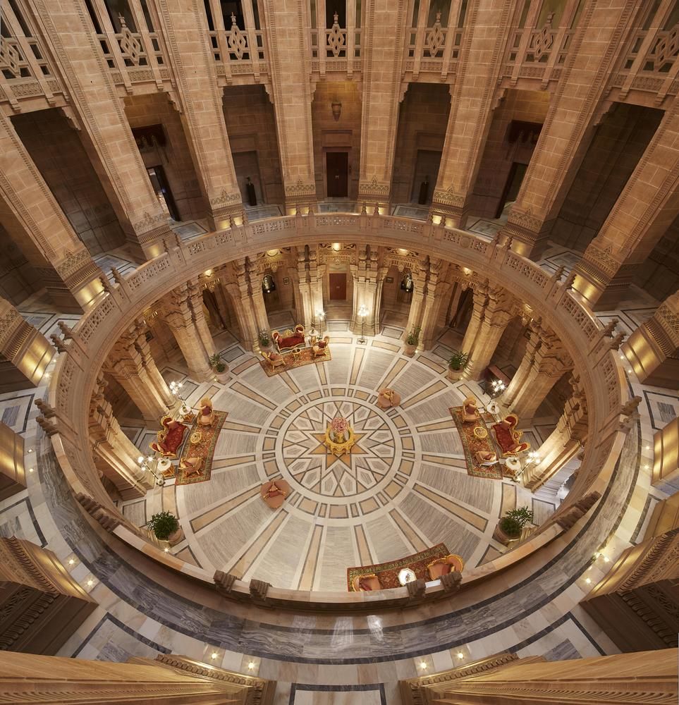 Umaid Bhawan hotel lobby