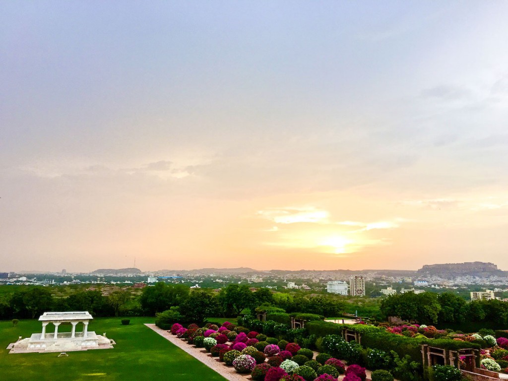 View from the rooms in Umaid Bhawan Palace